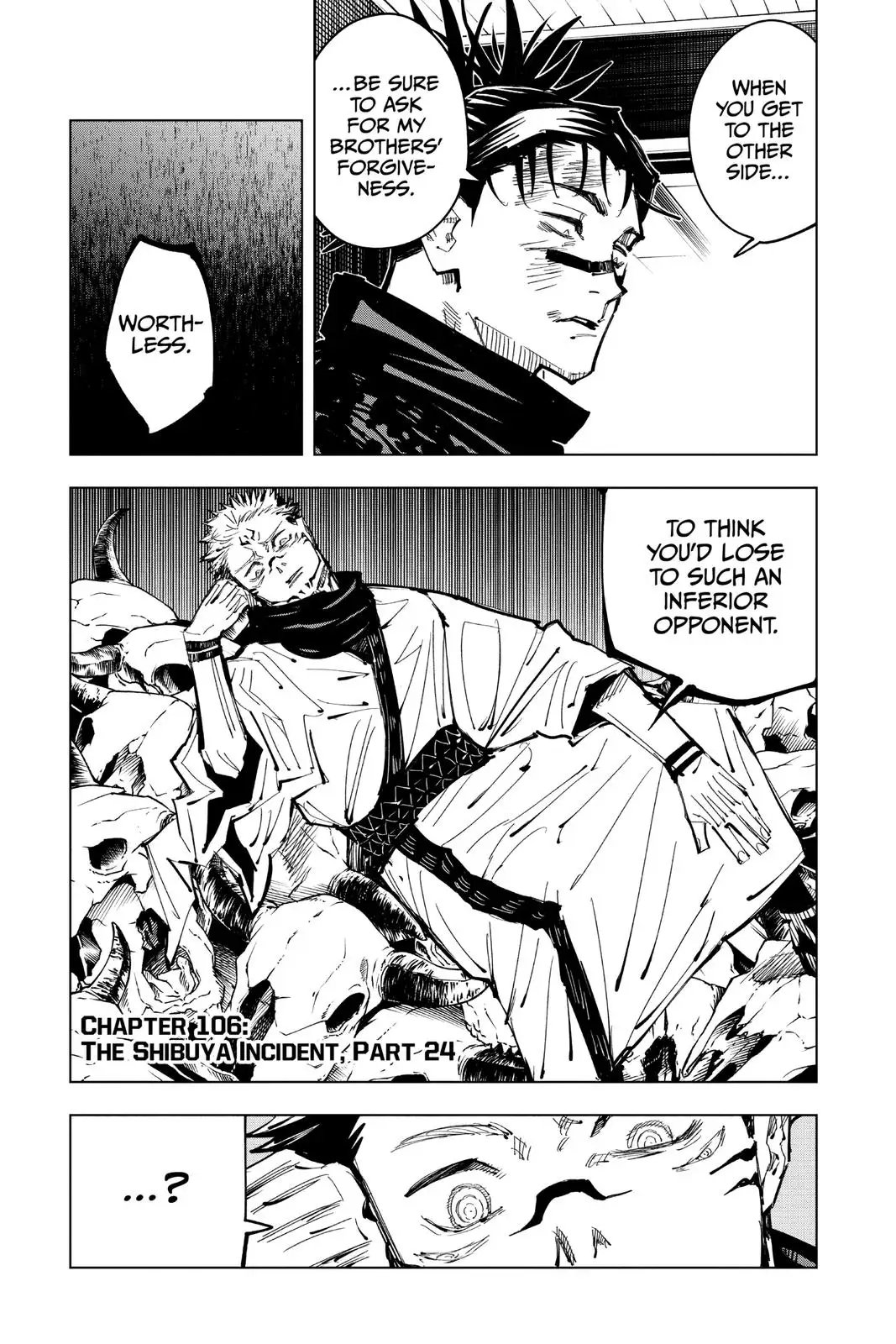 Read Jujutsu Kaisen Chapter 106 Page 1