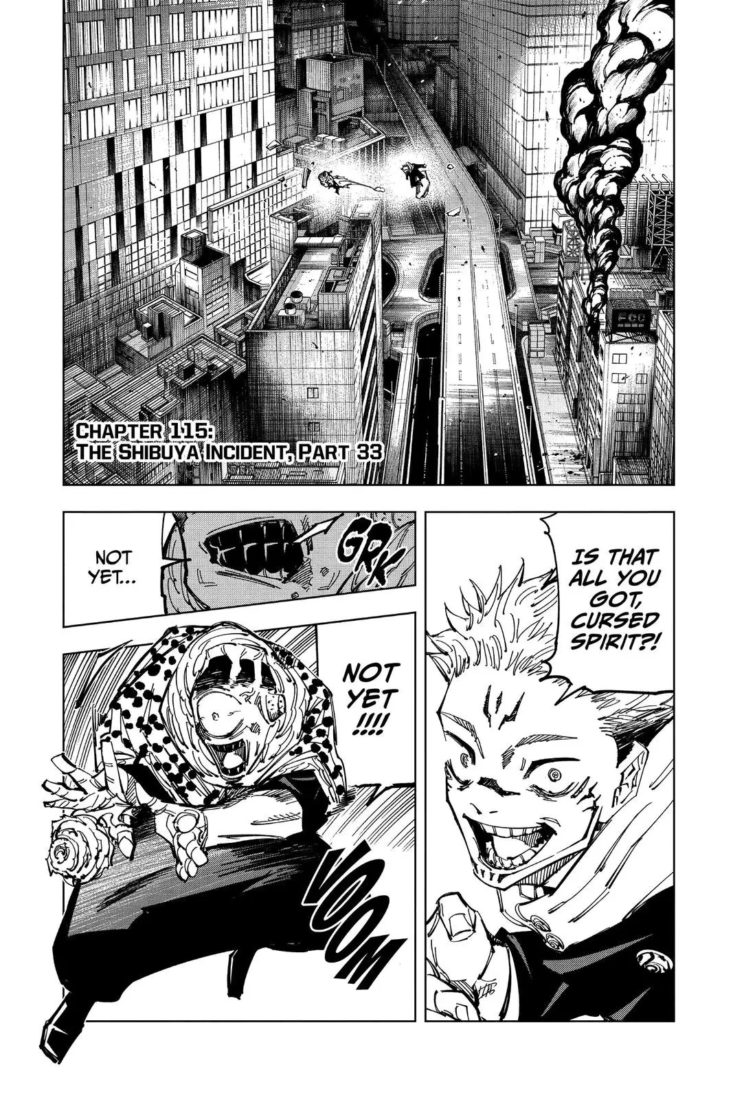 Read Jujutsu Kaisen Chapter 115 Page 1