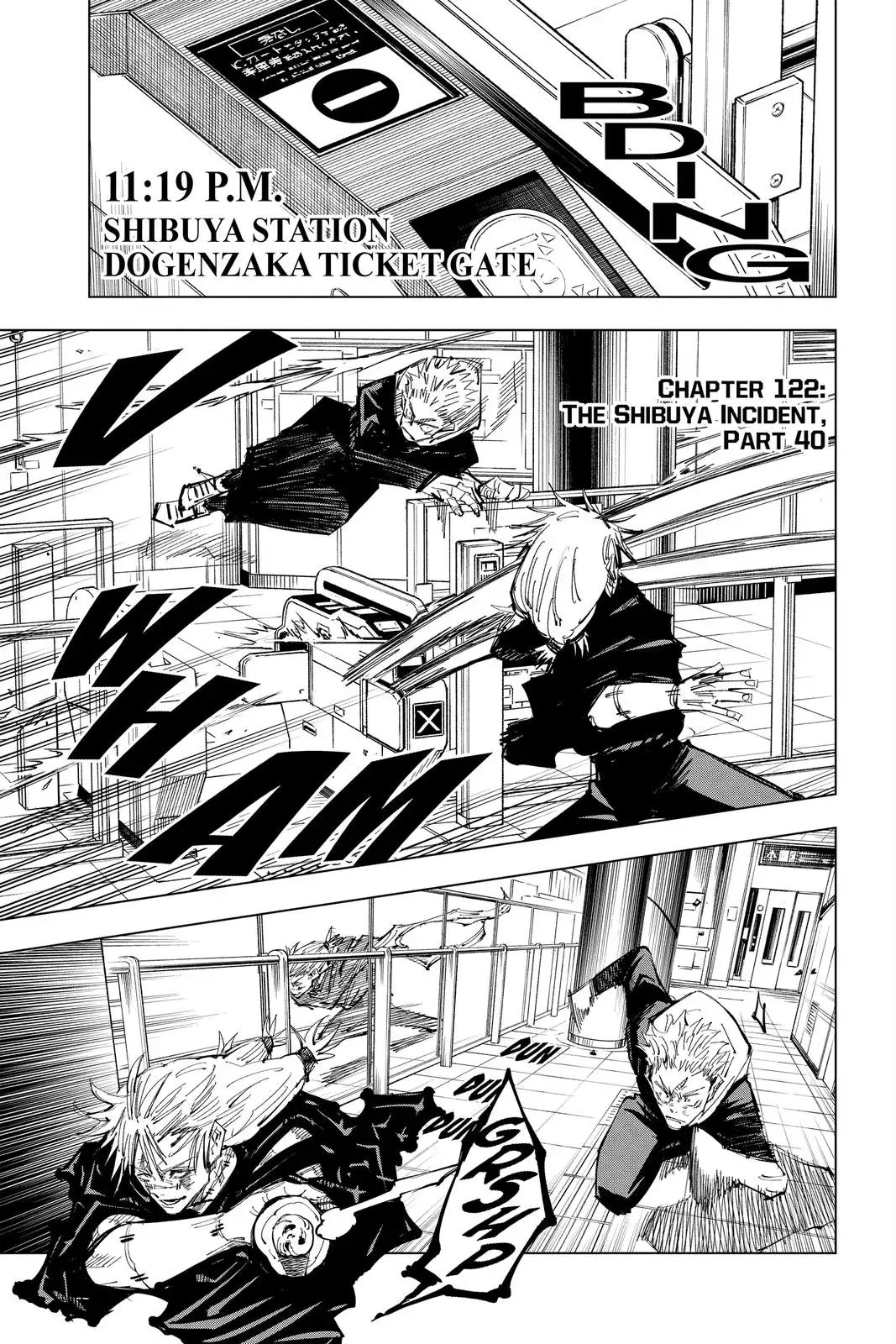Read Jujutsu Kaisen Chapter 122 Page 1