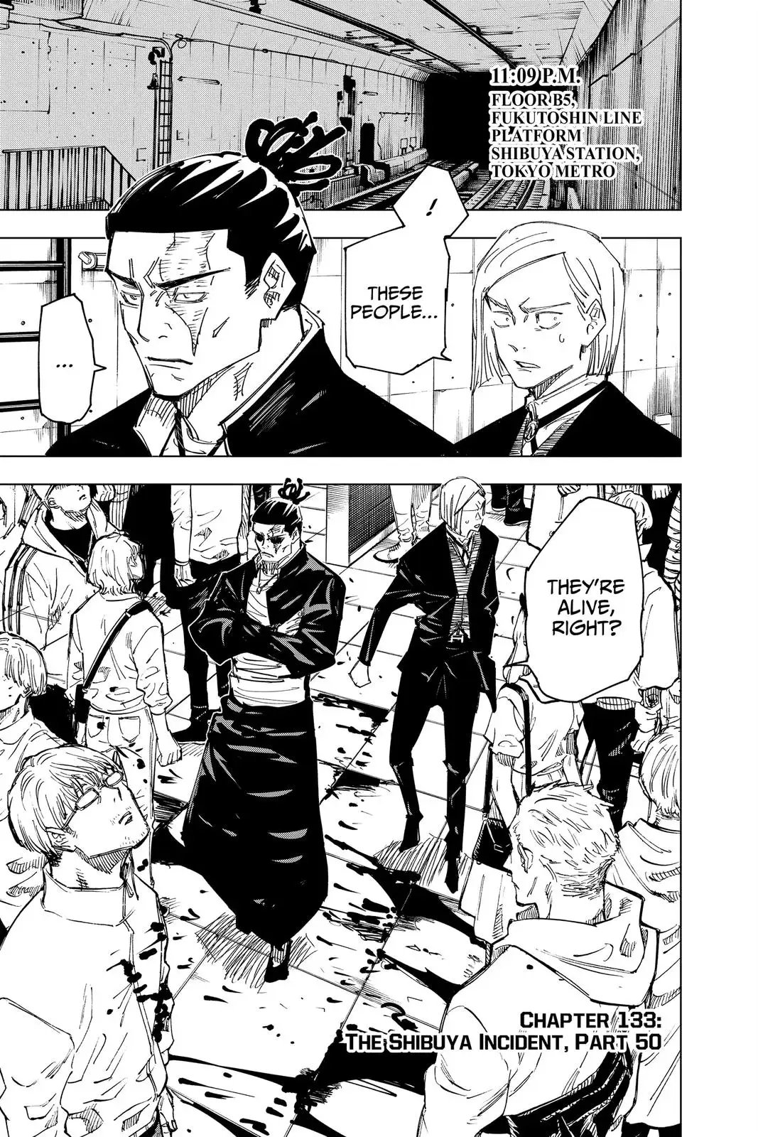 Read Jujutsu Kaisen Chapter 133 Page 1
