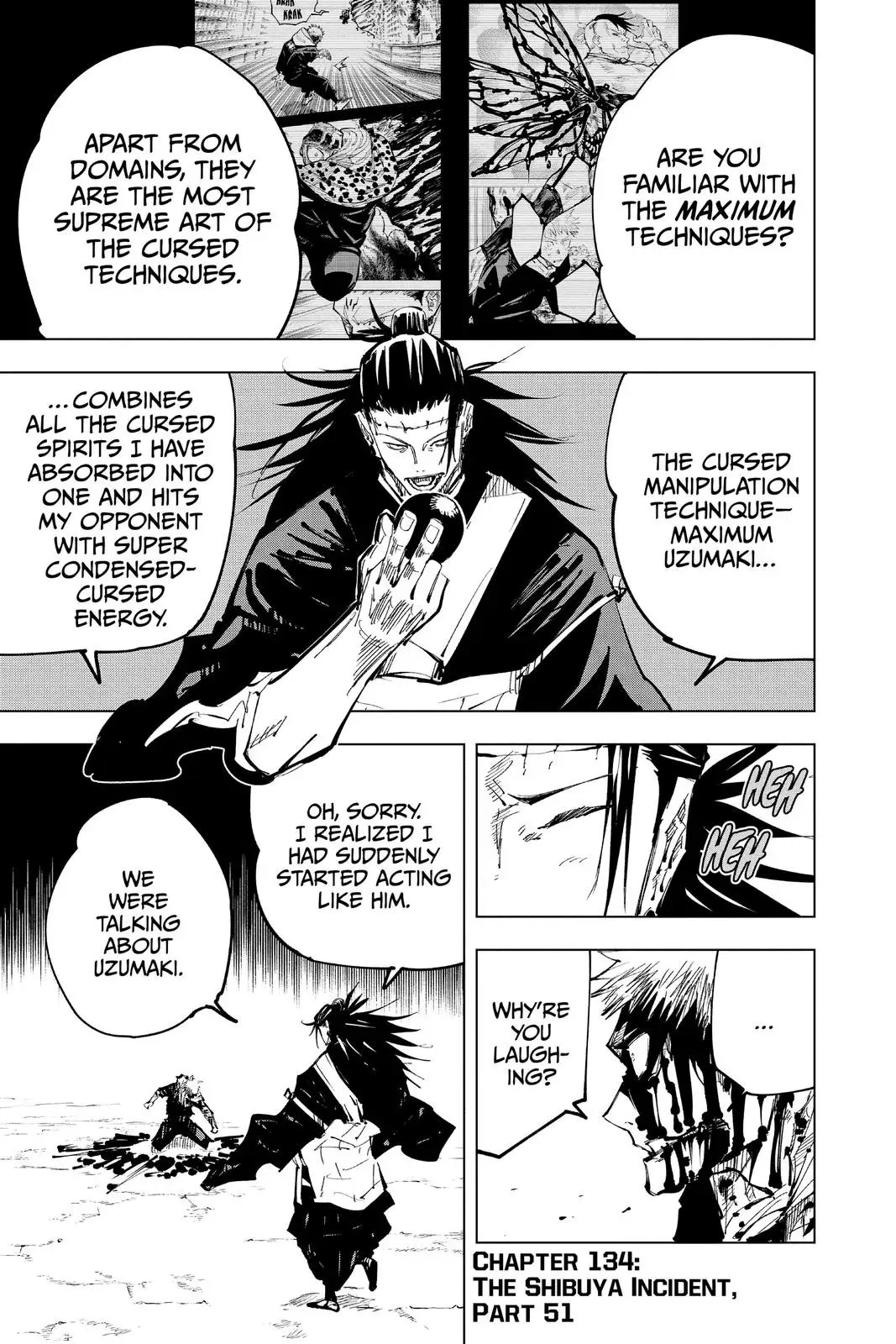 Read Jujutsu Kaisen Chapter 134 Page 7
