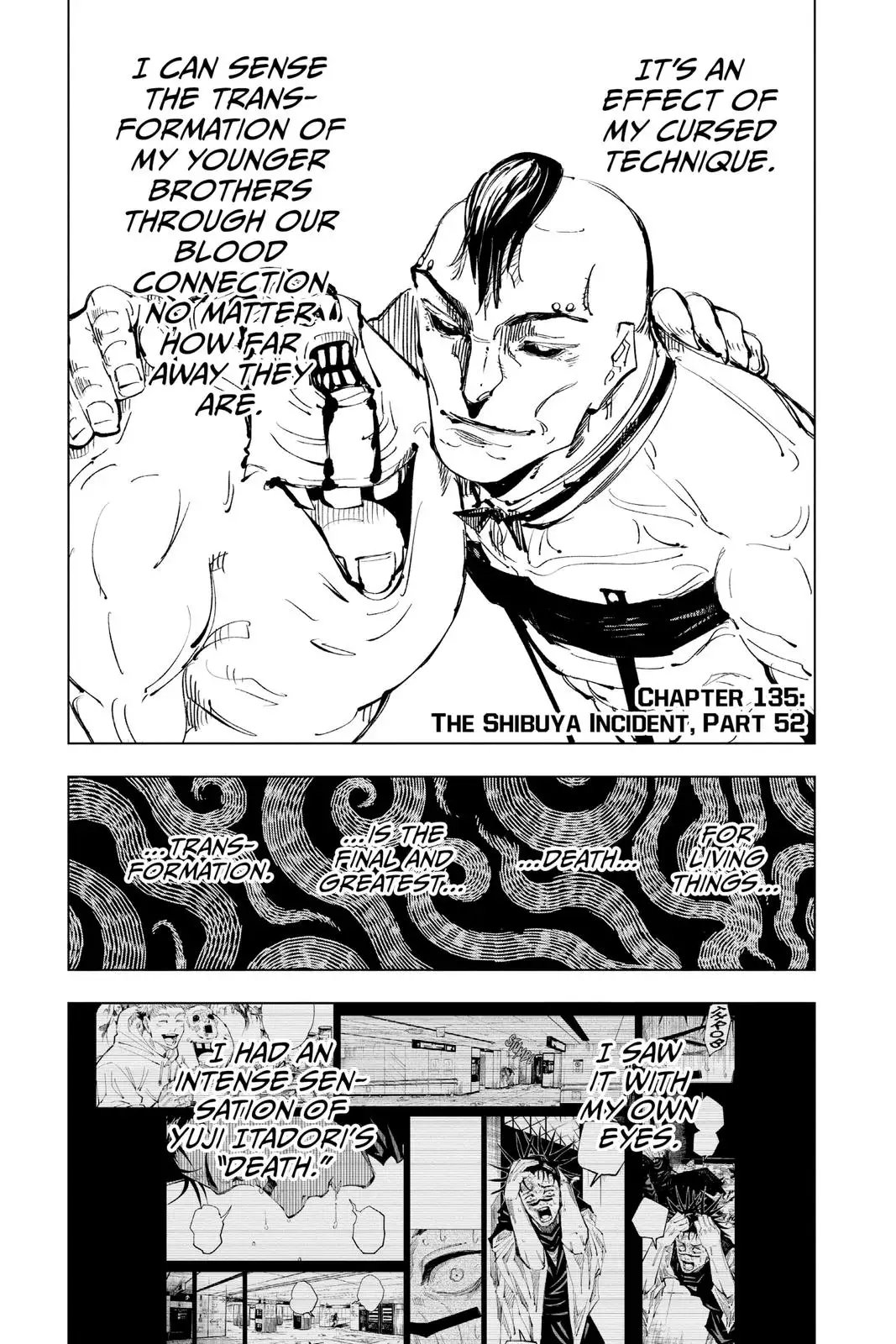 Read Jujutsu Kaisen Chapter 135 Page 1