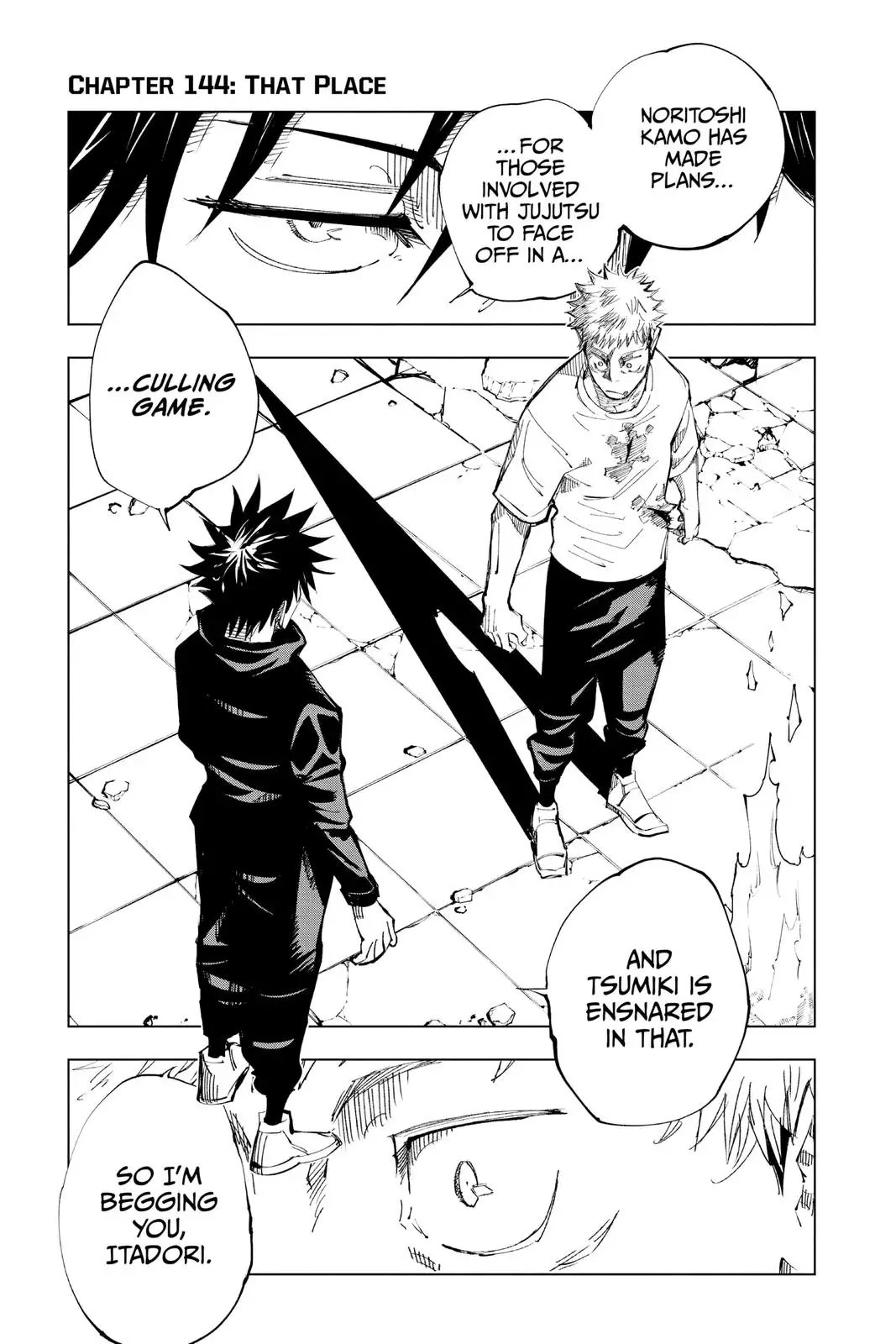Read Jujutsu Kaisen Chapter 144 Page 1