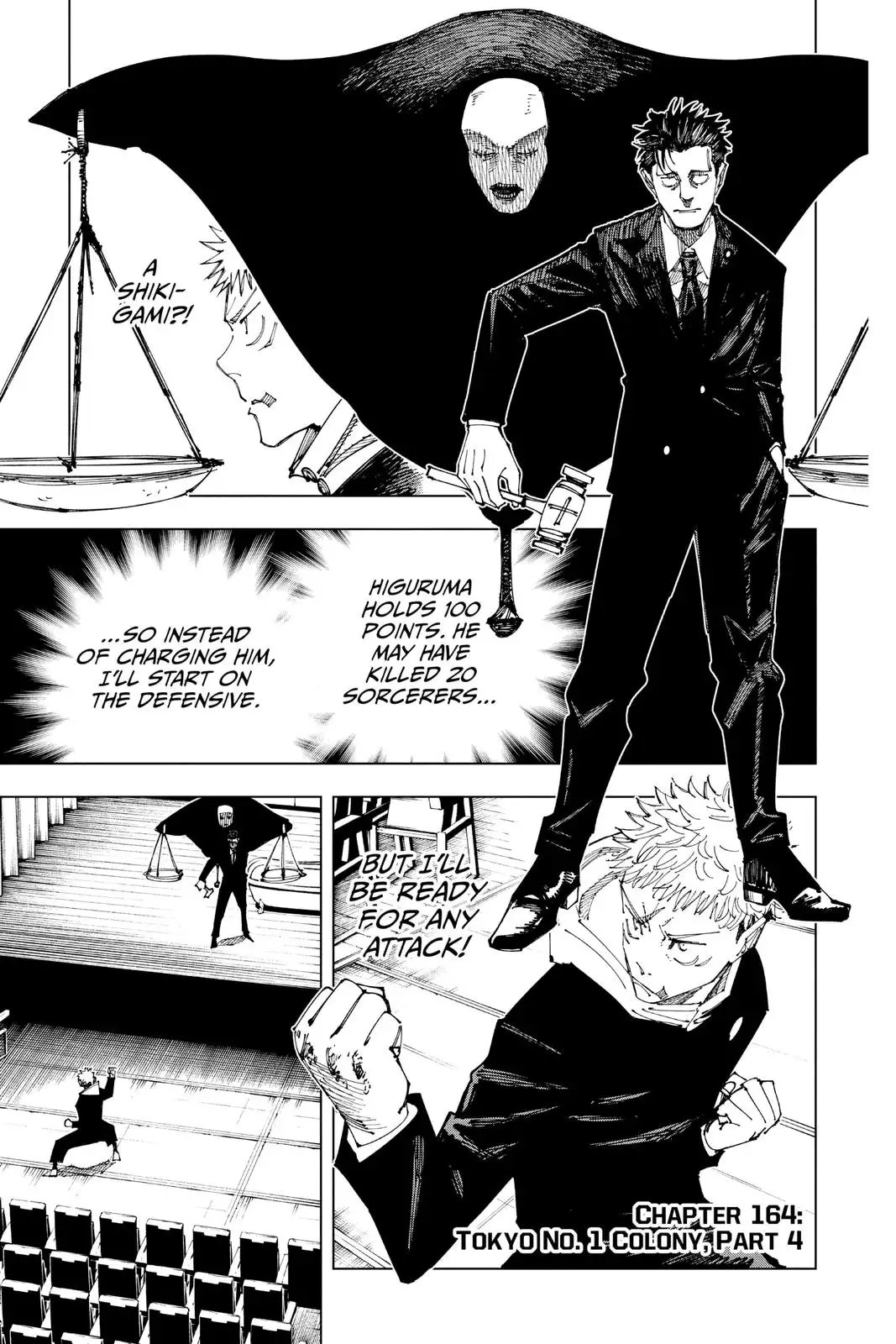Read Jujutsu Kaisen Chapter 164 Page 1