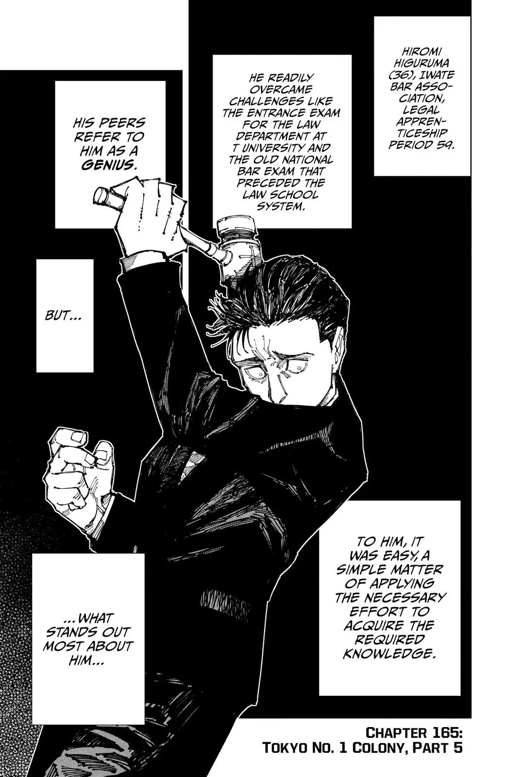 Read Jujutsu Kaisen Chapter 165 Page 1