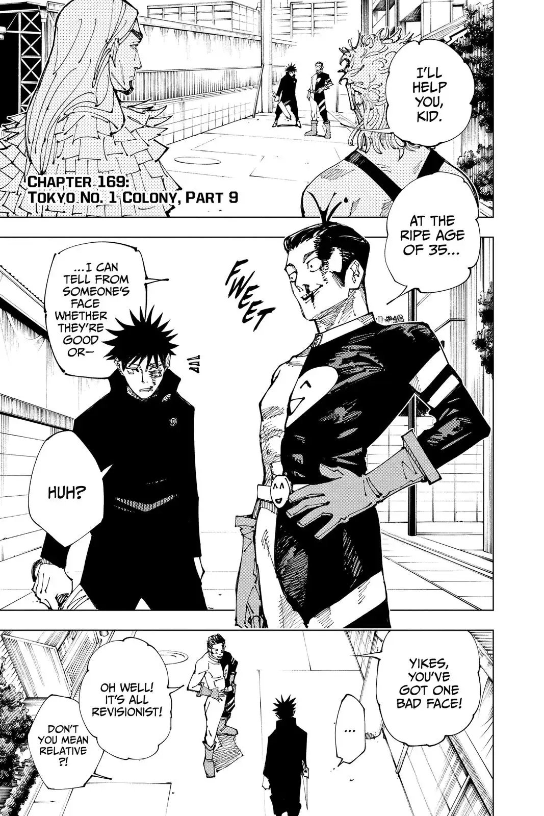 Read Jujutsu Kaisen Chapter 169 Page 1