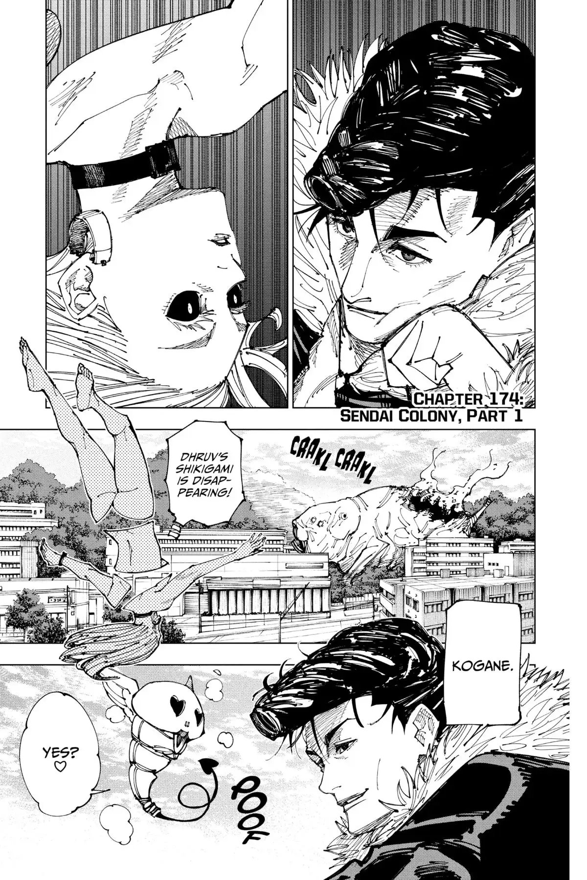 Read Jujutsu Kaisen Chapter 174 Page 1