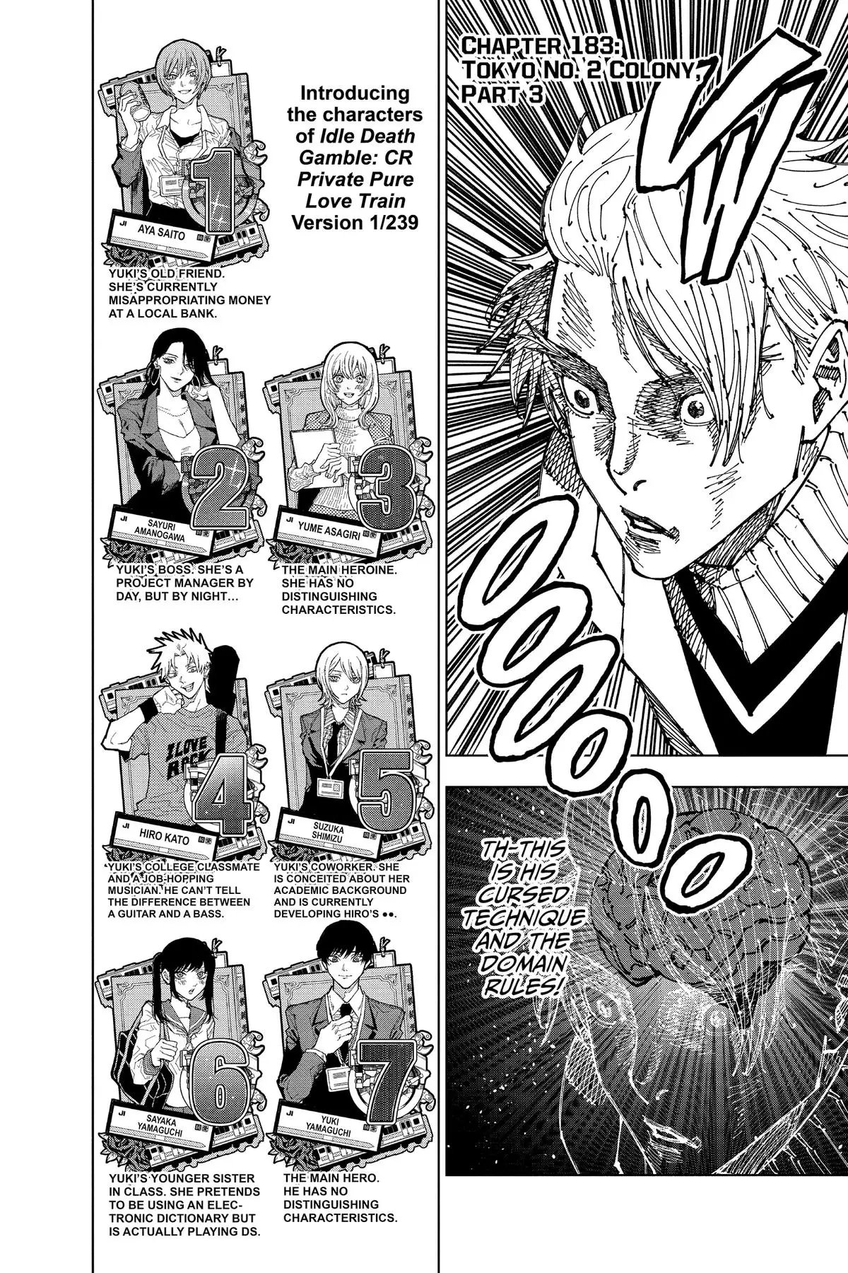 Read Jujutsu Kaisen Chapter 183 Page 1