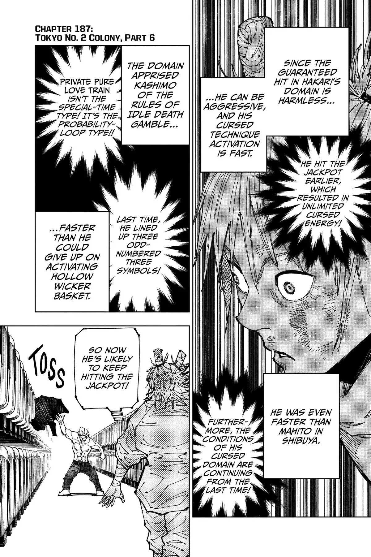 Read Jujutsu Kaisen Chapter 187 Page 1