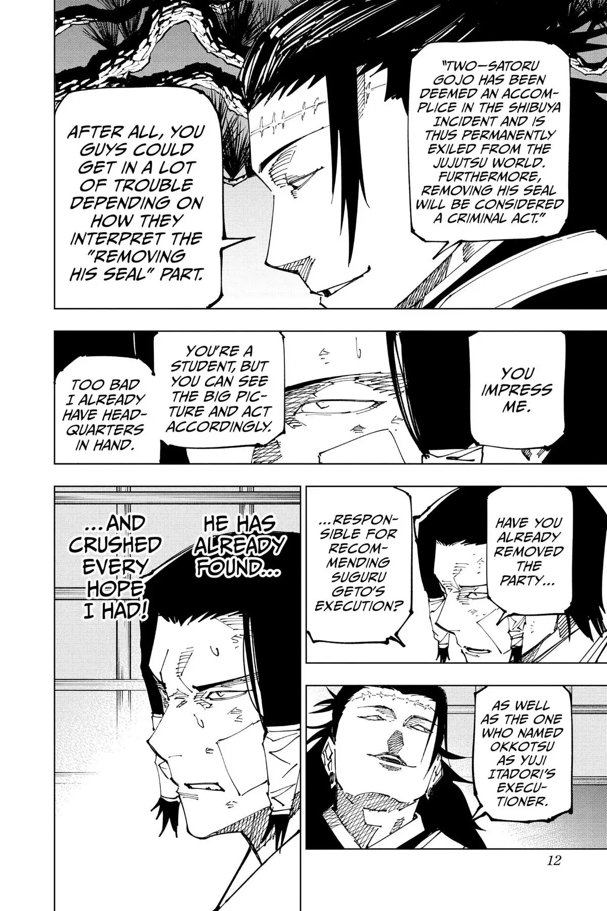 Read Jujutsu Kaisen Chapter 191 Page 12