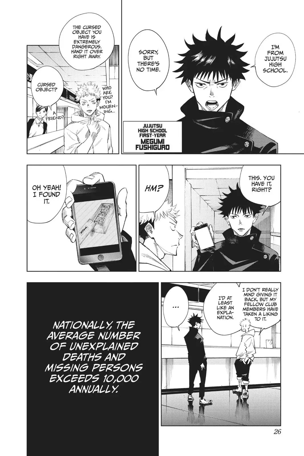 Read Jujutsu Kaisen Chapter 1 Page 26