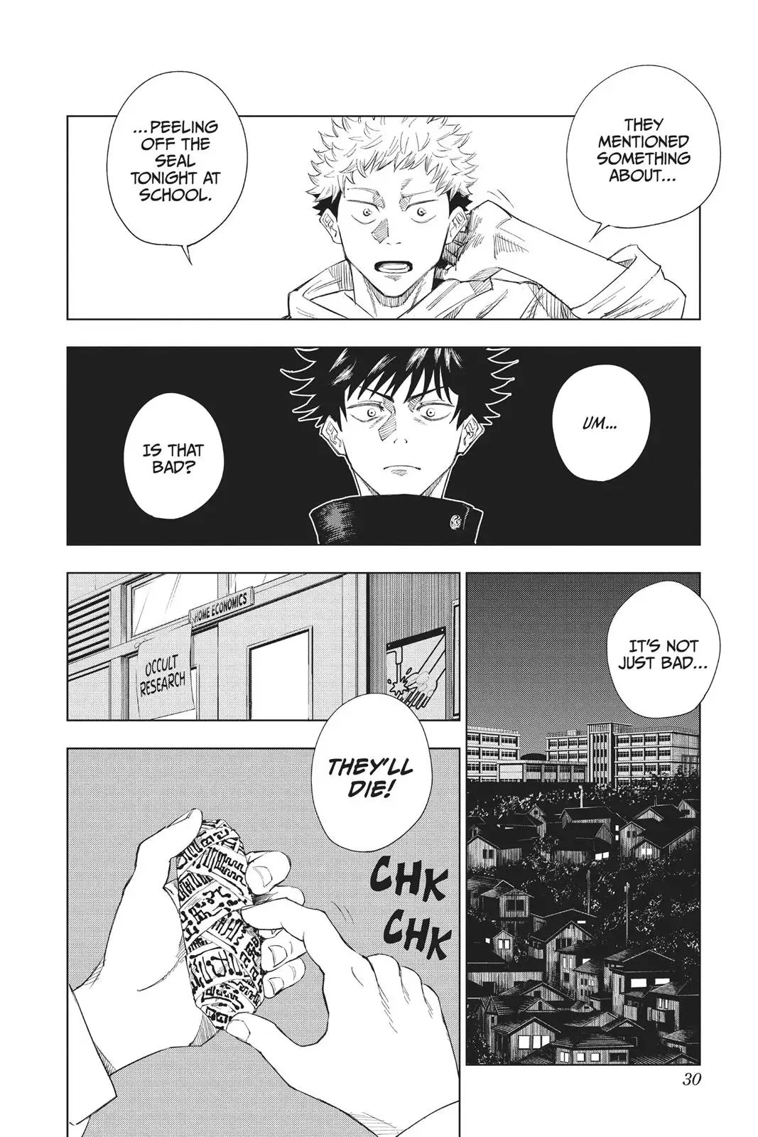 Read Jujutsu Kaisen Chapter 1 Page 30
