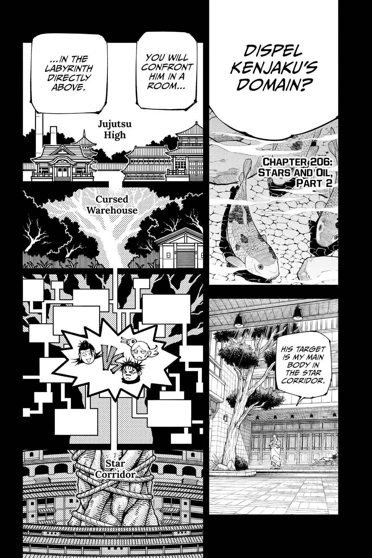 Read Jujutsu Kaisen Chapter 206 Page 1