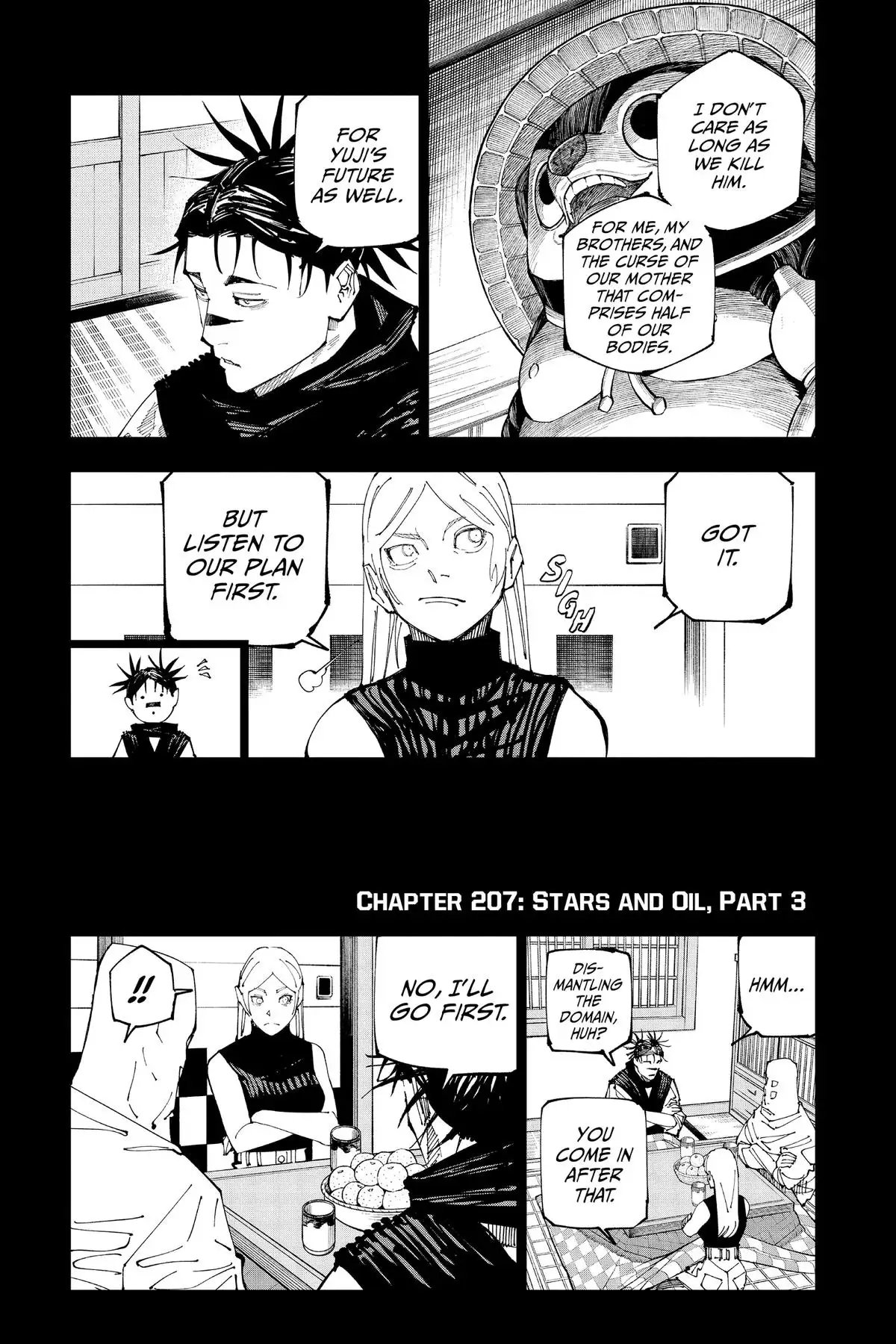 Read Jujutsu Kaisen Chapter 207 Page 1