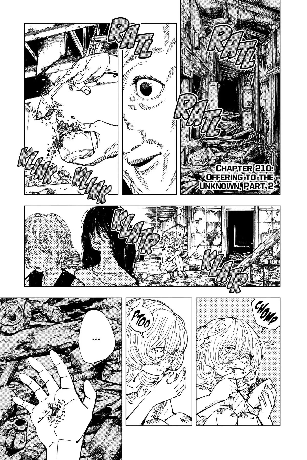 Read Jujutsu Kaisen Chapter 210 Page 1