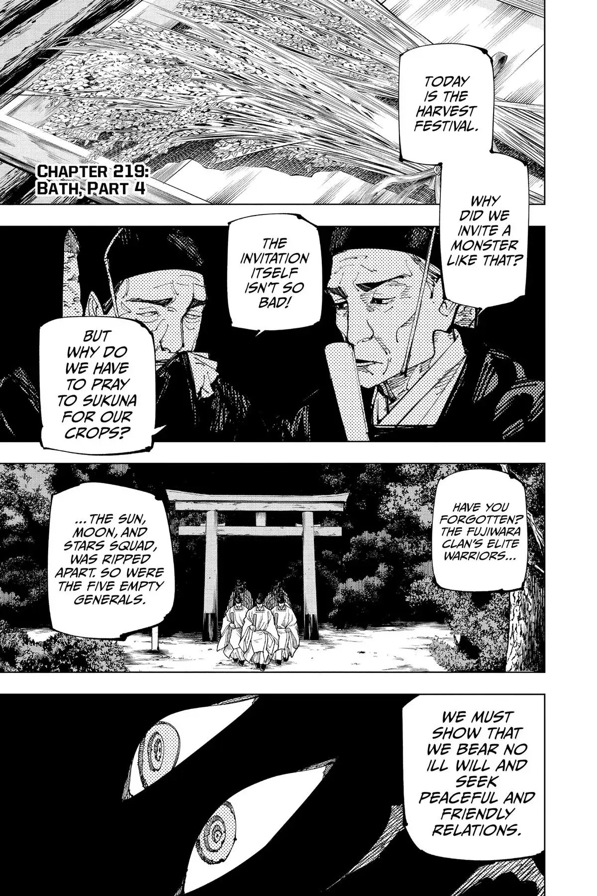 Read Jujutsu Kaisen Chapter 219 Page 1