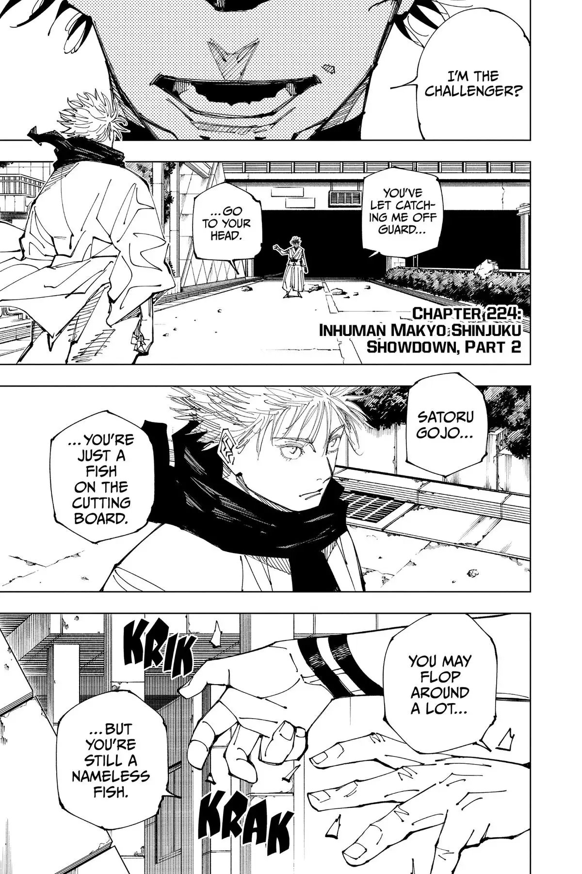 Read Jujutsu Kaisen Chapter 224 Page 1
