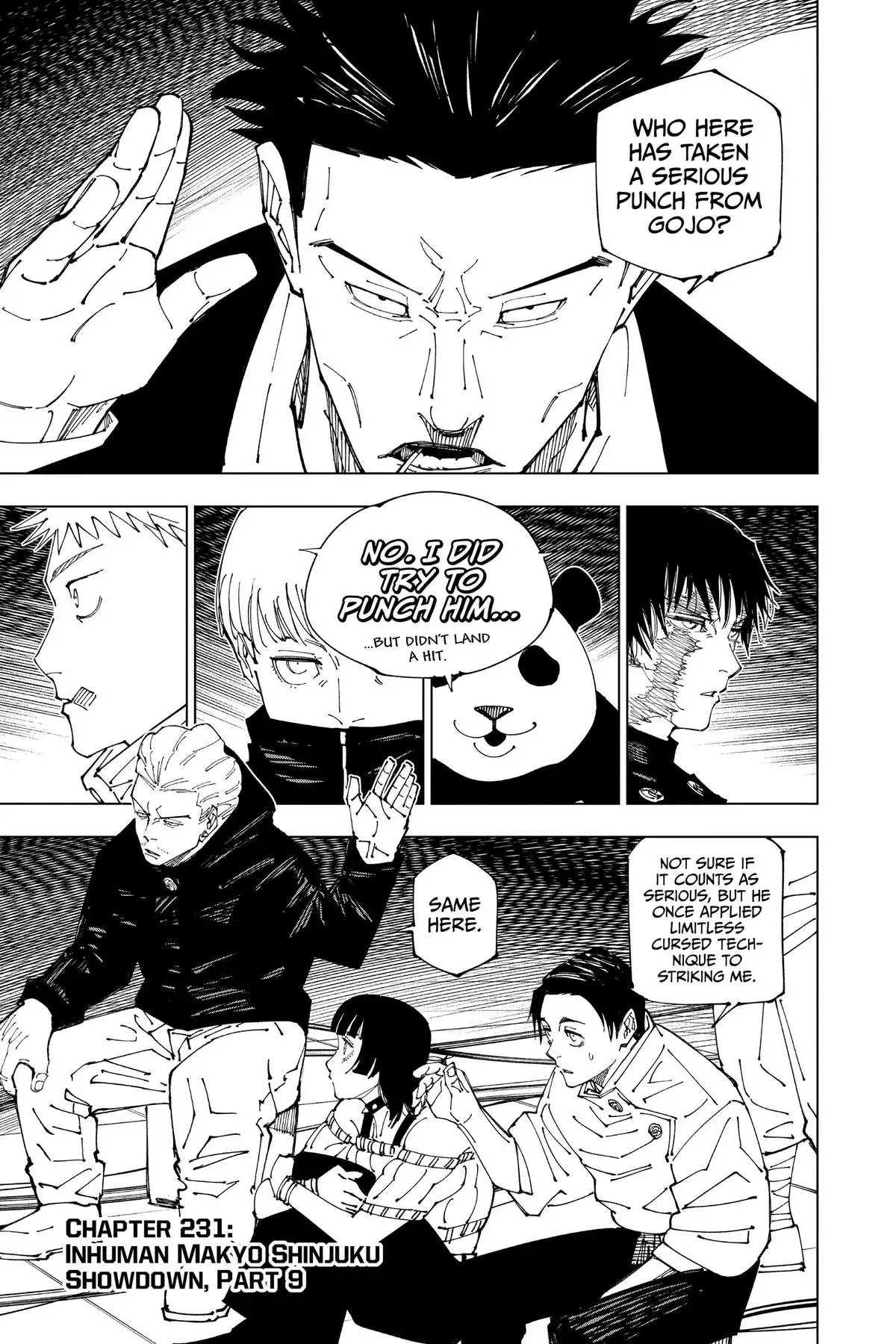 Read Jujutsu Kaisen Chapter 231 Page 1