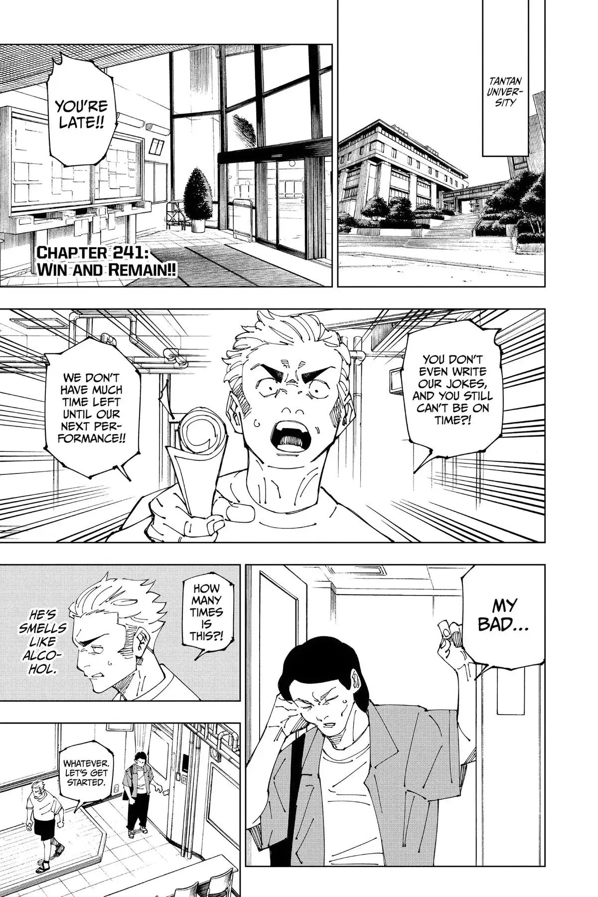 Read Jujutsu Kaisen Chapter 241 Page 1