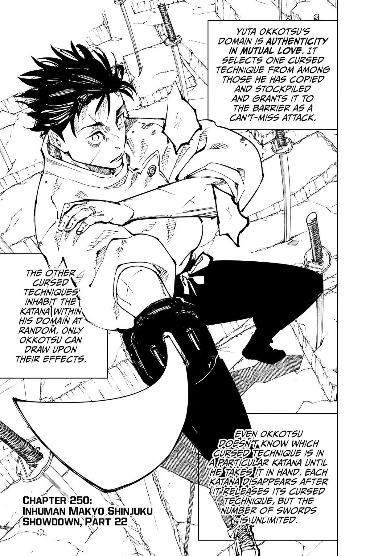 Read Jujutsu Kaisen Chapter 250 Page 1