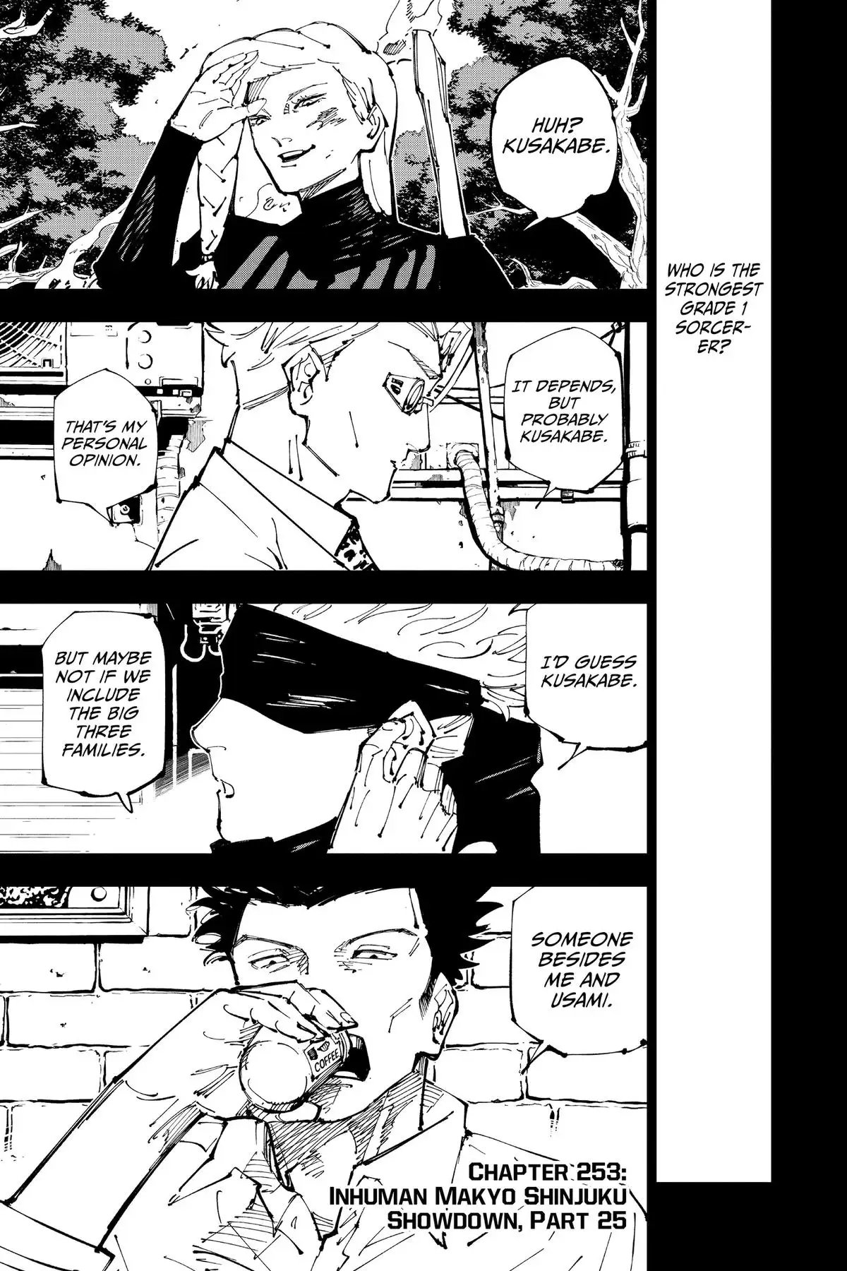 Read Jujutsu Kaisen Chapter 253 Page 1