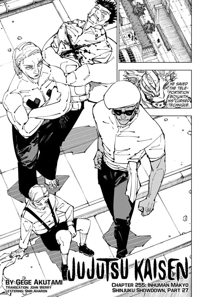 Read Jujutsu Kaisen Chapter 255 Page 1