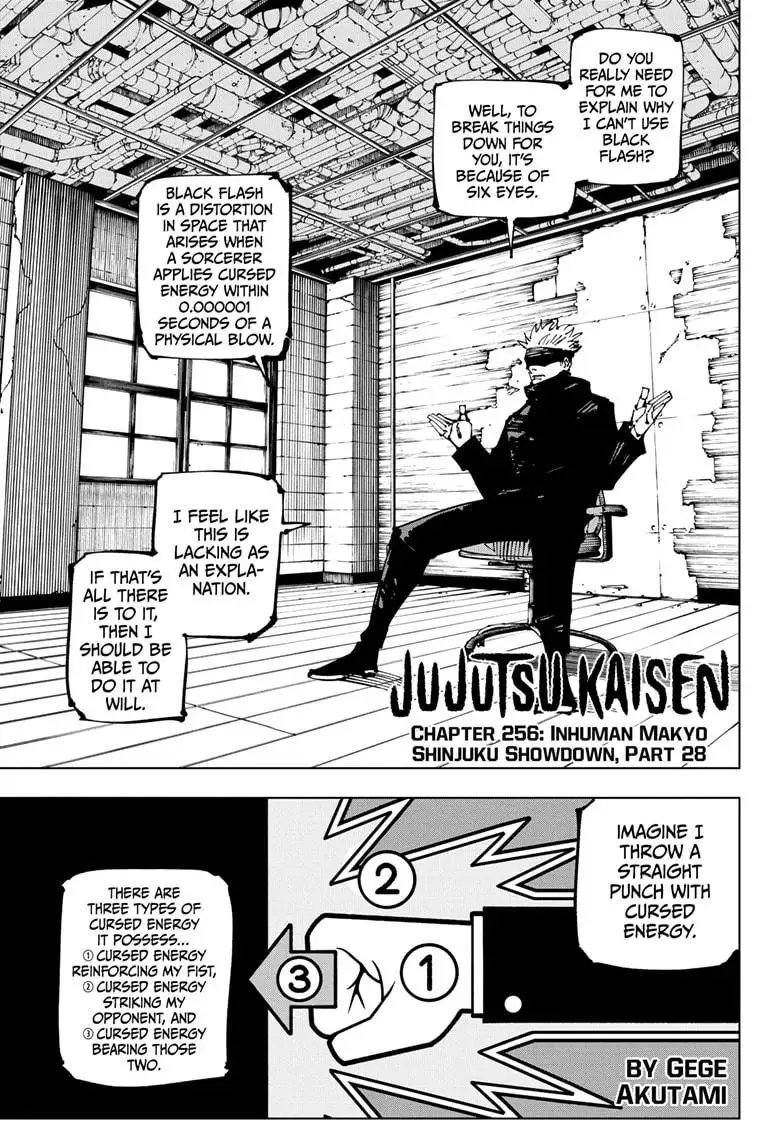 Read Jujutsu Kaisen Chapter 256 Page 1