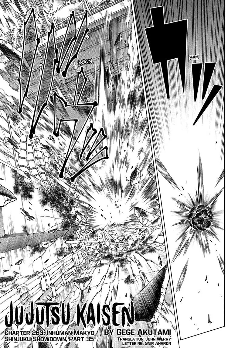 Read Jujutsu Kaisen Chapter 263 Page 1