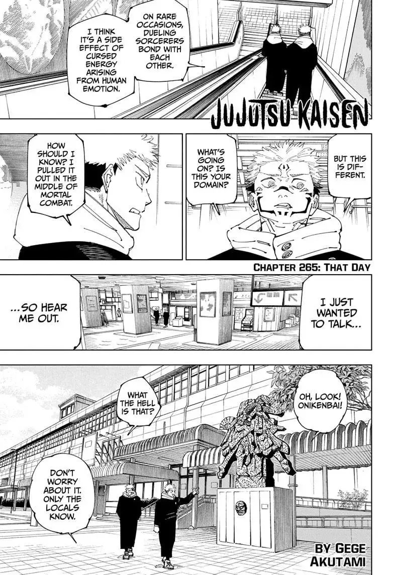 Read Jujutsu Kaisen Chapter 265 Page 1