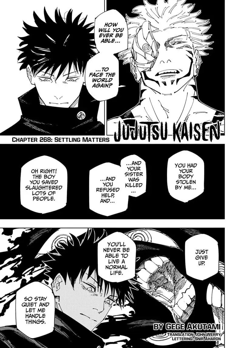Read Jujutsu Kaisen Chapter 268 Page 1
