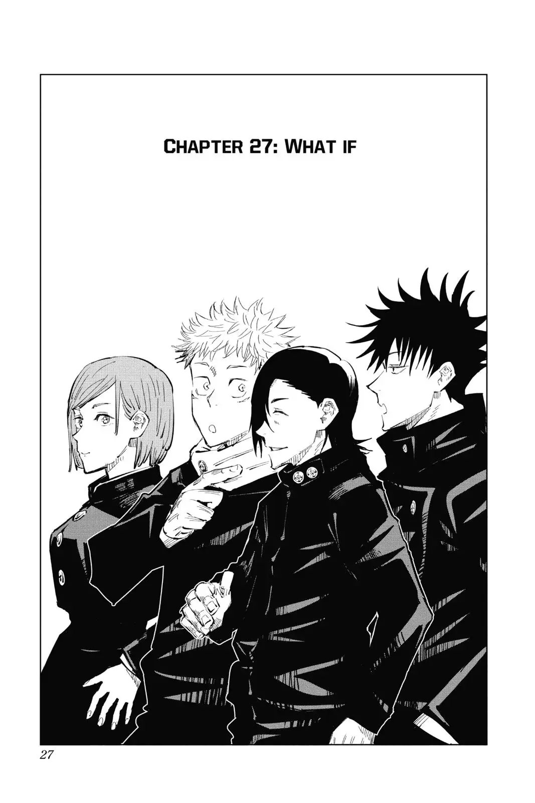 Read Jujutsu Kaisen Chapter 27 Page 1