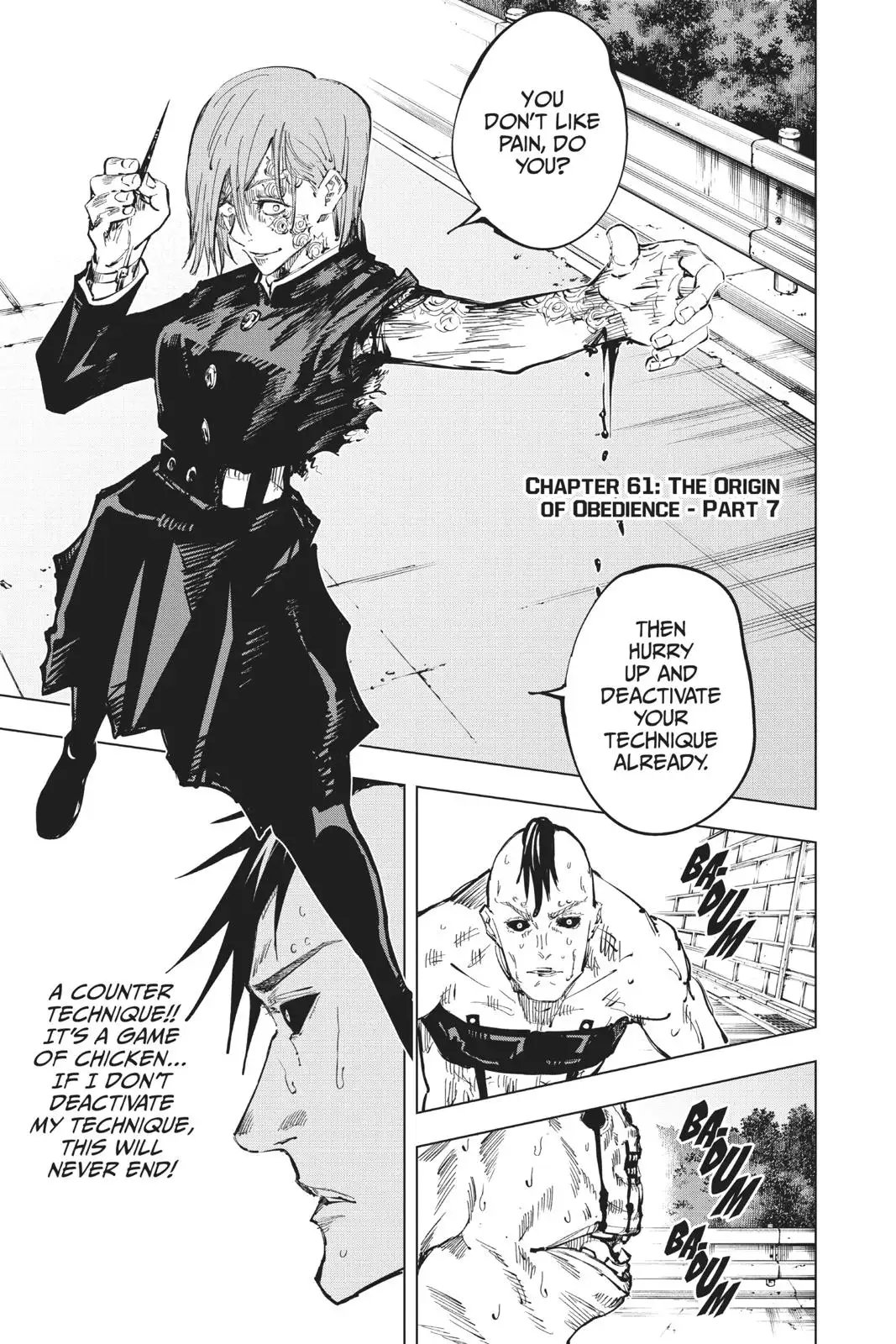Read Jujutsu Kaisen Chapter 61 Page 1