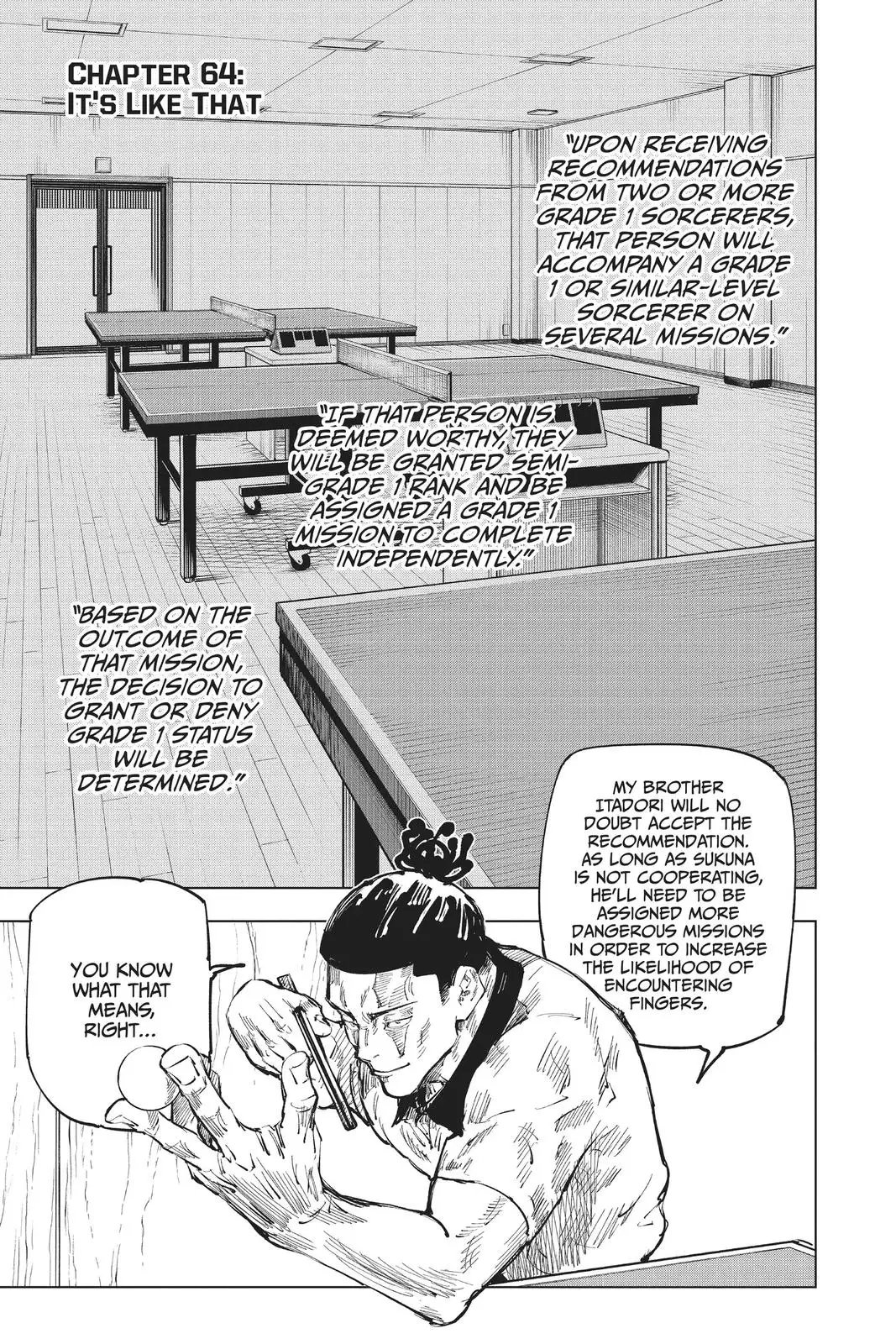 Read Jujutsu Kaisen Chapter 64 Page 1